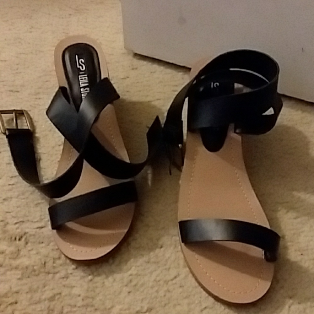 Wrap around the ankle sandals!